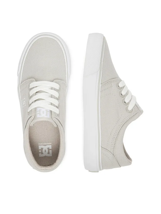 DC Shoes Тканевые кроссовки CEOWB-LEA-ZL-DC001-CH серые — фото 4