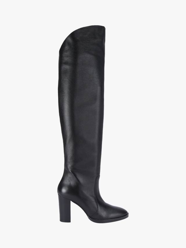 Alllora кожаные сапоги выше колена Carvela, Black