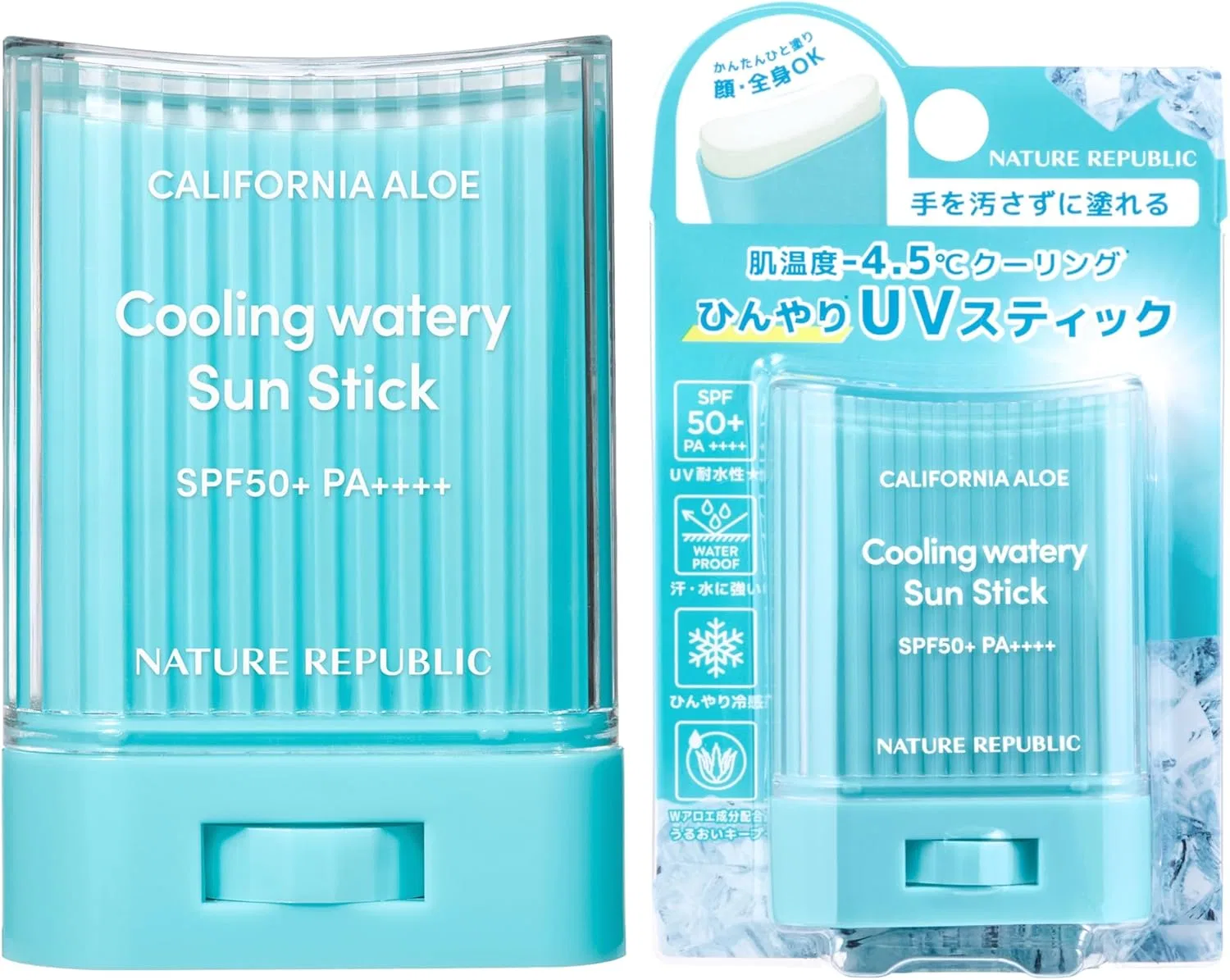 Солнцезащитный стик для лица Nature Republic California Aloe Cooling Moisture Sun SPF50+ PA+++