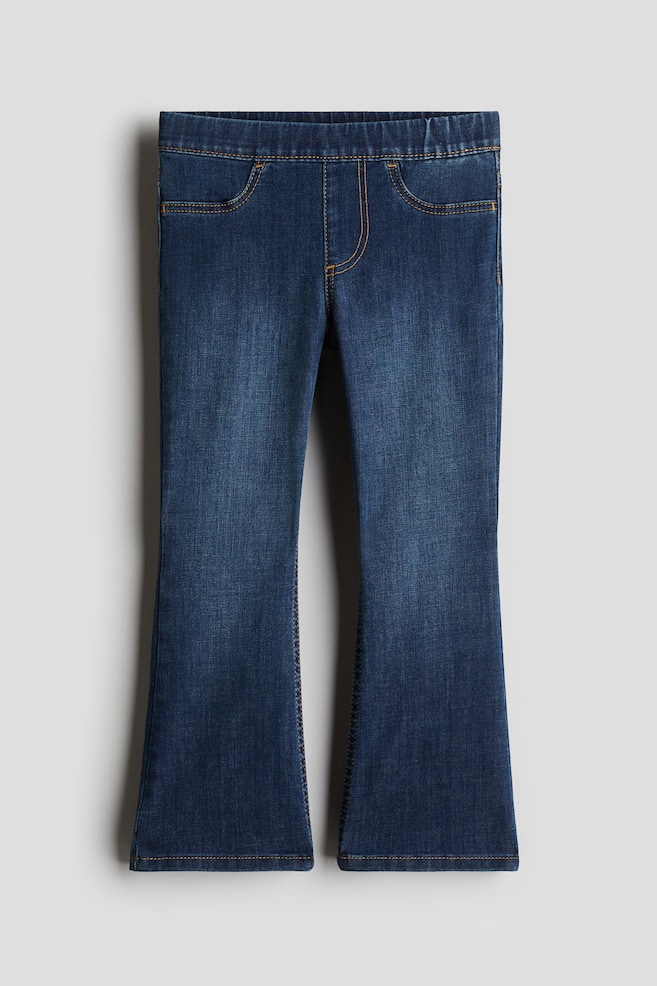 

Джинсы супер-эластичные расклешенные H&M, синий