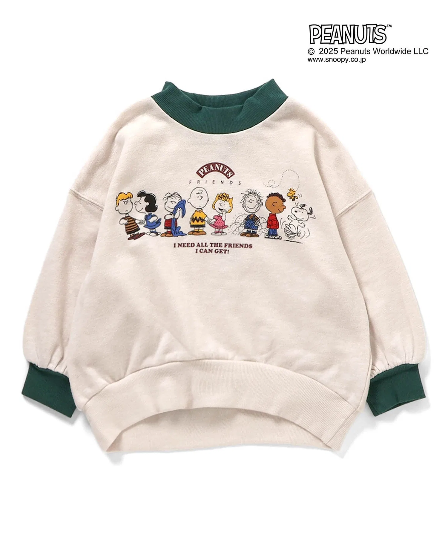 Толстовка с круглым вырезом в стиле ретро-поп от FOKIDS/FOKIDS PEANUTS (4 варианта дизайна) - свободный крой — фото 2