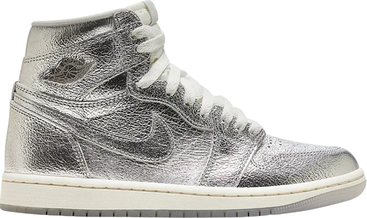 

Кроссовки Wmns Air Jordan 1 Retro High OG 'Chrome', серебряный, Серый, Кроссовки Wmns Air Jordan 1 Retro High OG 'Chrome', серебряный