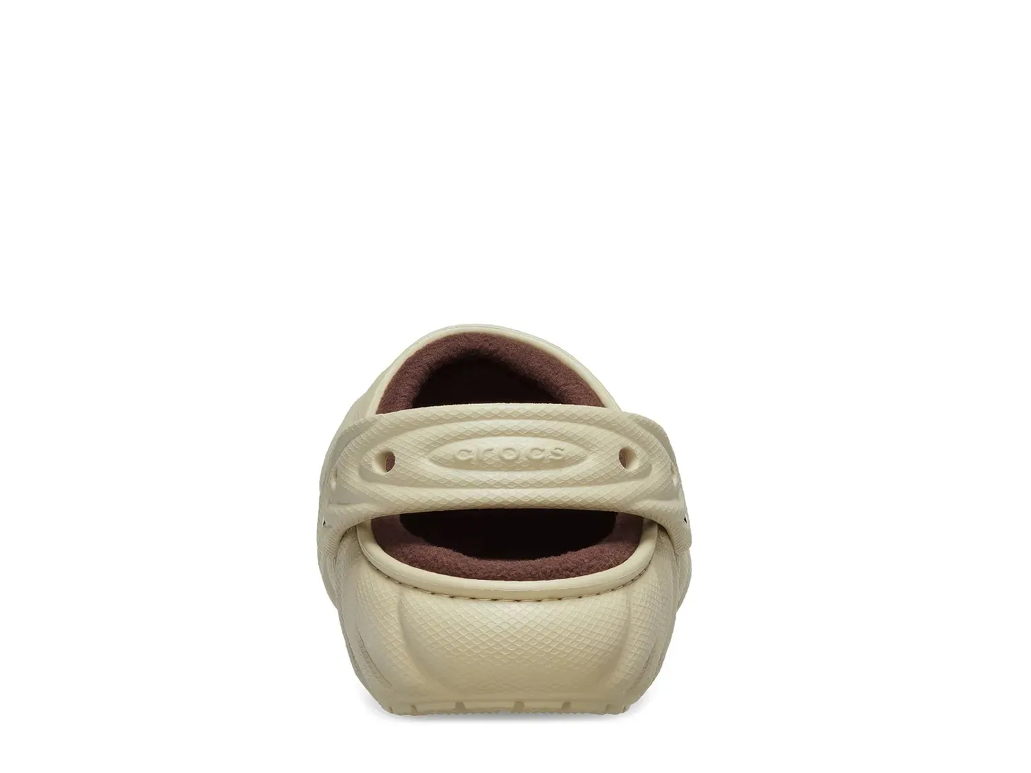 Сабо Crocs Classic Lined Overpuff, бежевый — фото 3