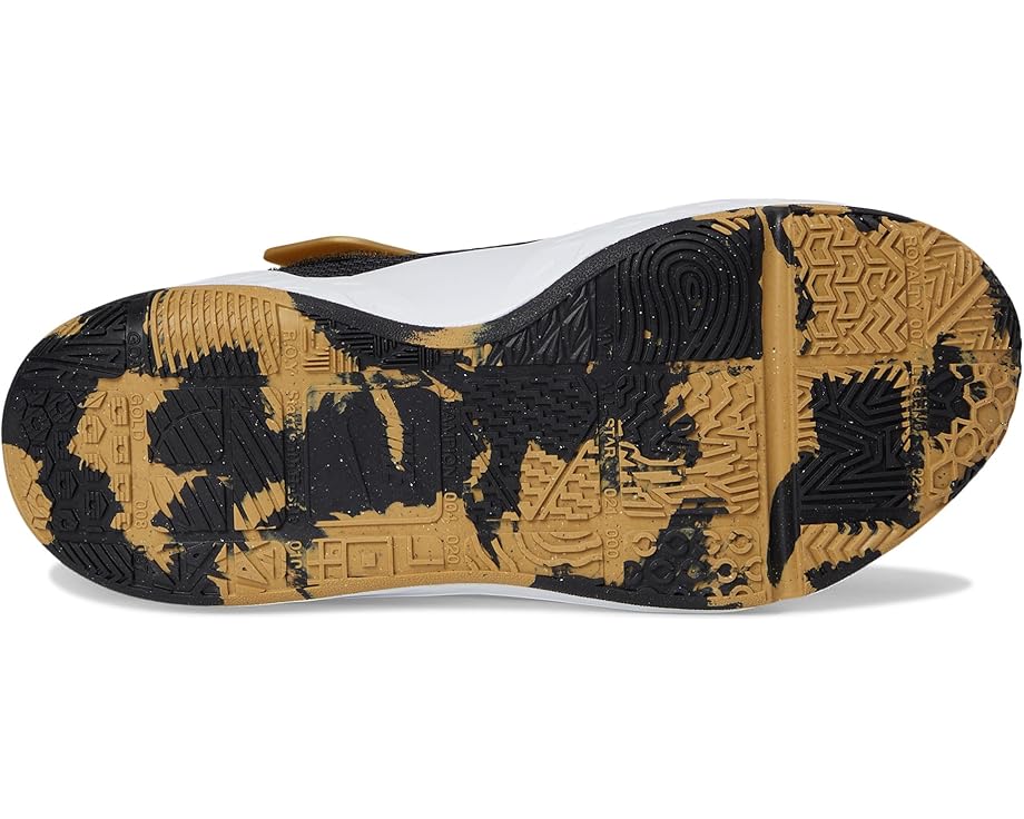 Кроссовки Nike Kids Team Hustle D 12, цвет Black/Black/Metallic Gold/White — фото 3