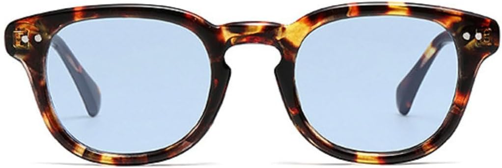 

Квадратные солнцезащитные очки «кошачий глаз» для женщин и мужчин, роскошные, модные, многоугольные, ретро, ​​женские очки с защитой от УФ-излучения UV400 3944 Melrose, Leopard Blue