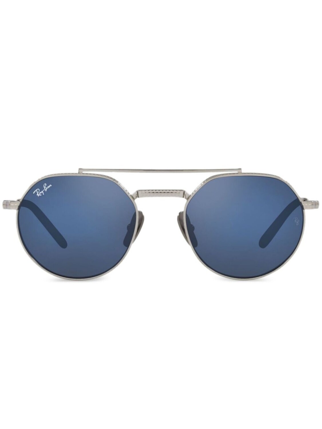 

Ray-Ban солнцезащитные очки Jack II в круглой оправе, серебряный