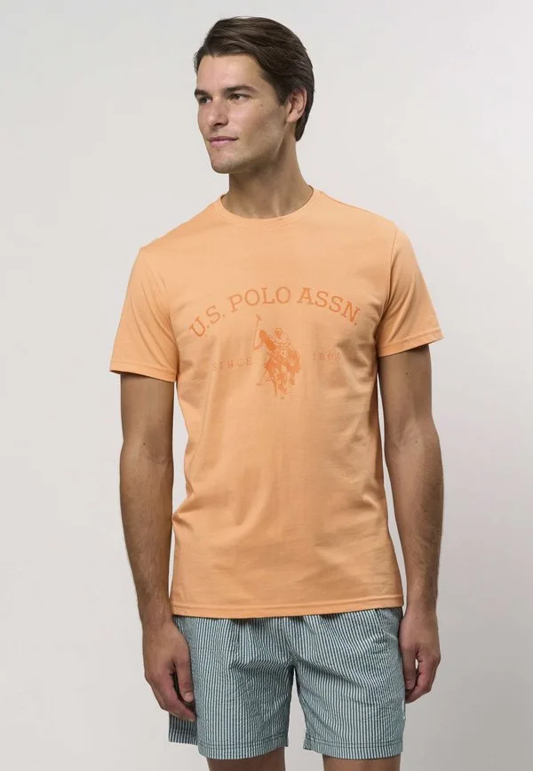 Футболка с принтом умарчибальда U.S. Polo Assn., Peach Cobbler