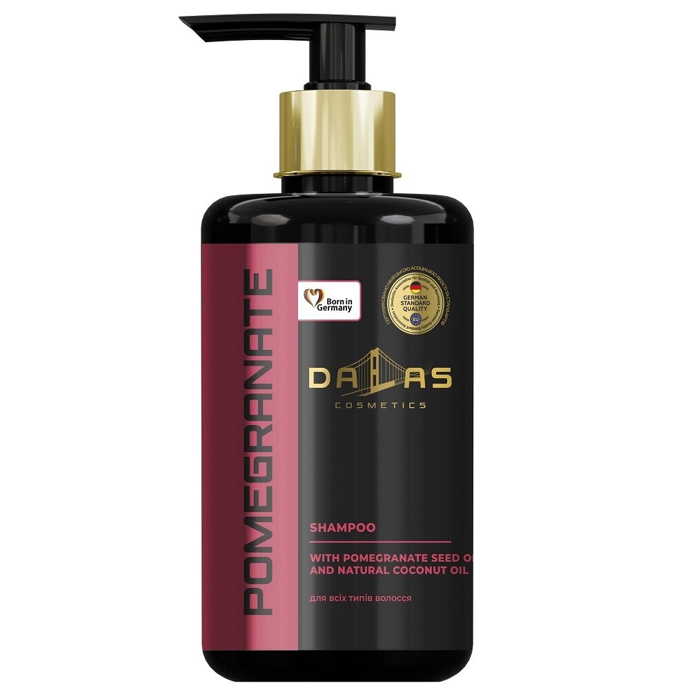 

Dalas Pomegranate, Шампунь для поврежденных волос, склонных к выпадению, 970мл