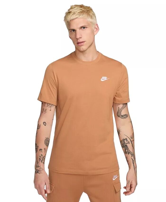 

Мужская футболка Sportswear Club Nike, бежевый