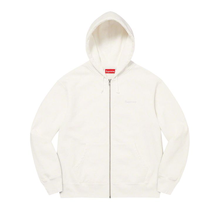 

Толстовка Supreme Lakshmi Zip Up Hooded Sweatshirt 'White', белый