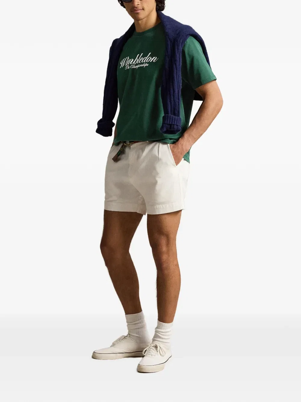 Футболка из коллаборации с Wimbledon 2026 POLO RALPH LAUREN, зеленый — фото 2