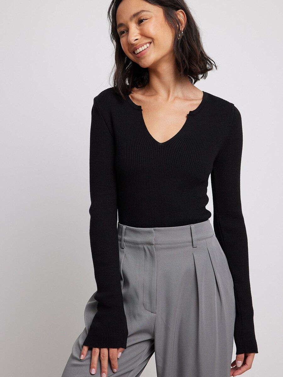 

Базовый свитер NA-KD Sweater, черный
