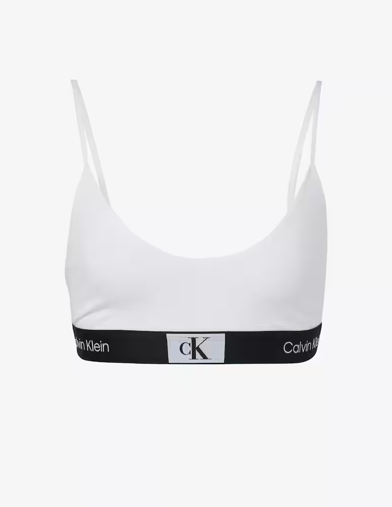 

Бюстгальтер без подкладки Calvin Klein, белый
