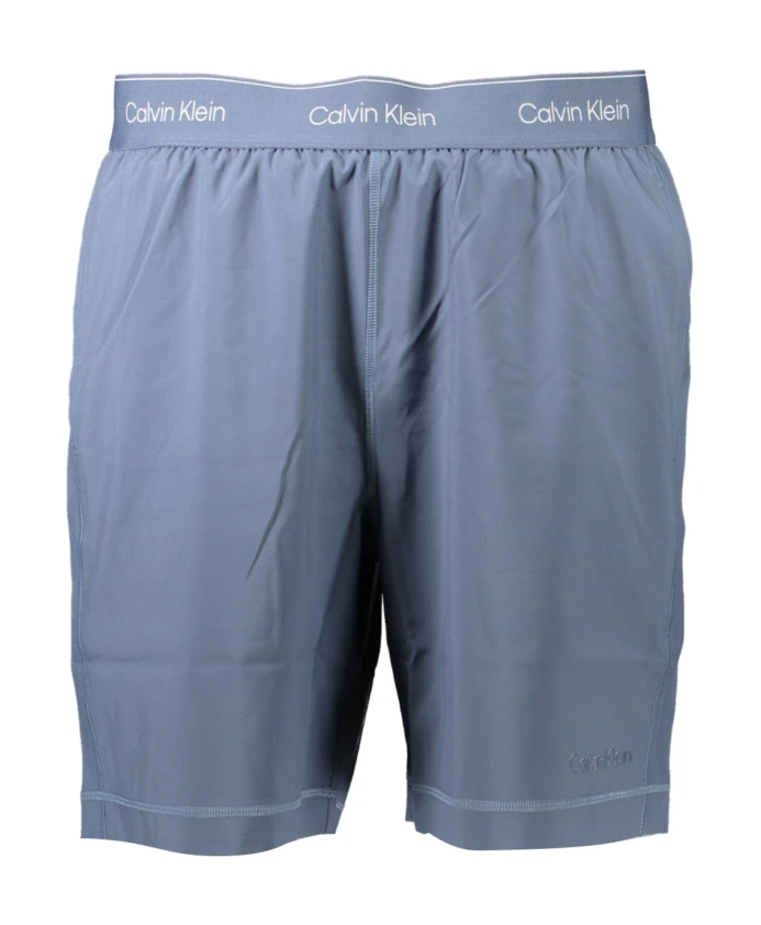 

Синие мужские спортивные шорты с эластичным поясом Calvin Klein, синий