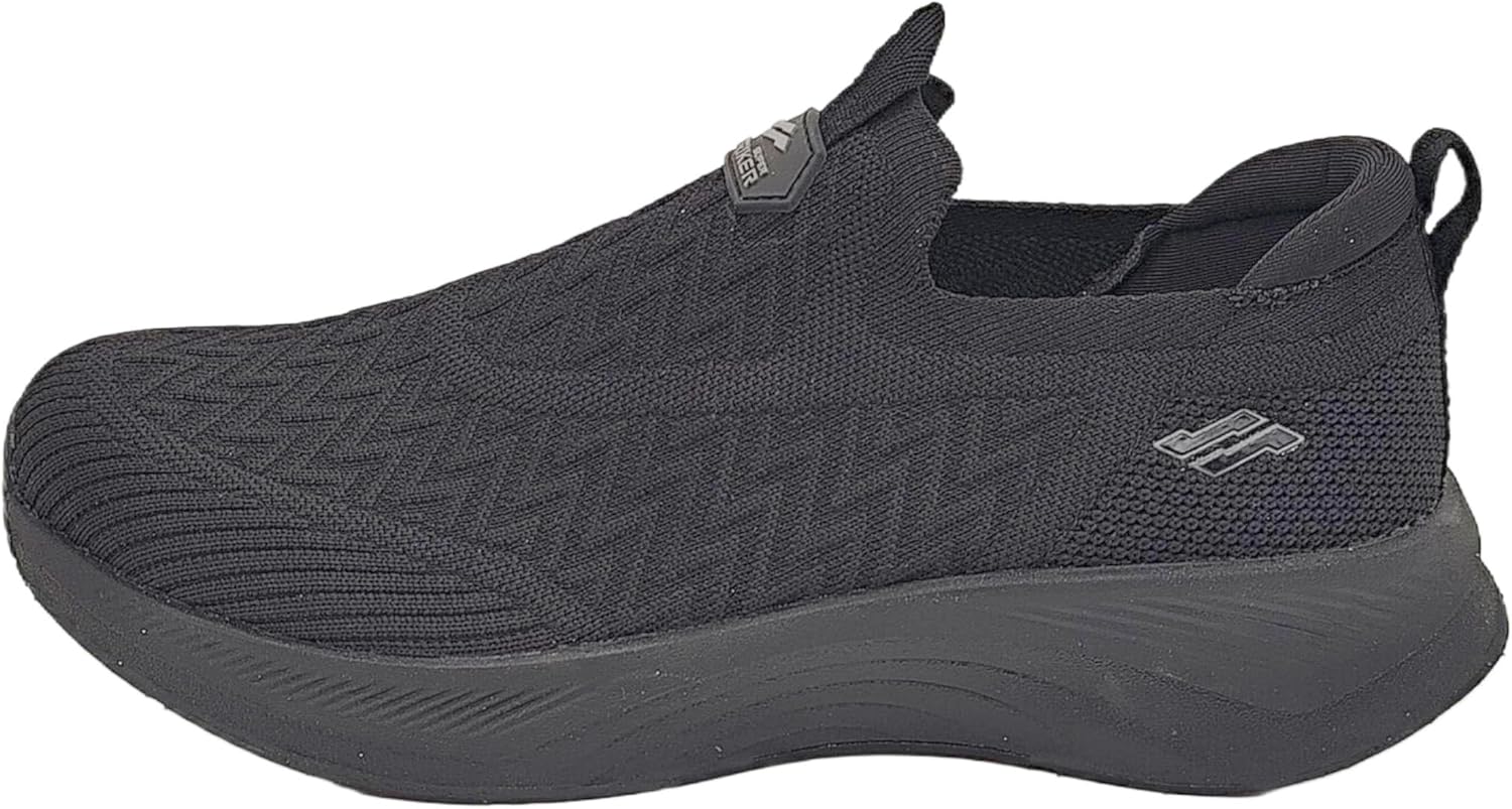 

Модели мужской и женской обуви: вязаные кроссовки с ремешком, повседневные кроссовки для прогулок, легкие и дышащие Super Striker, черный