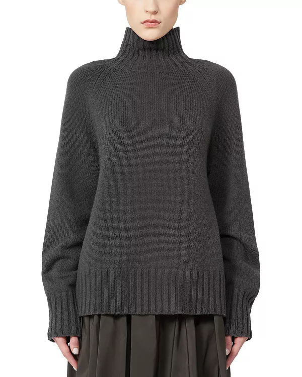 

Свитер с высоким воротником Mantova Max Mara, зеленый