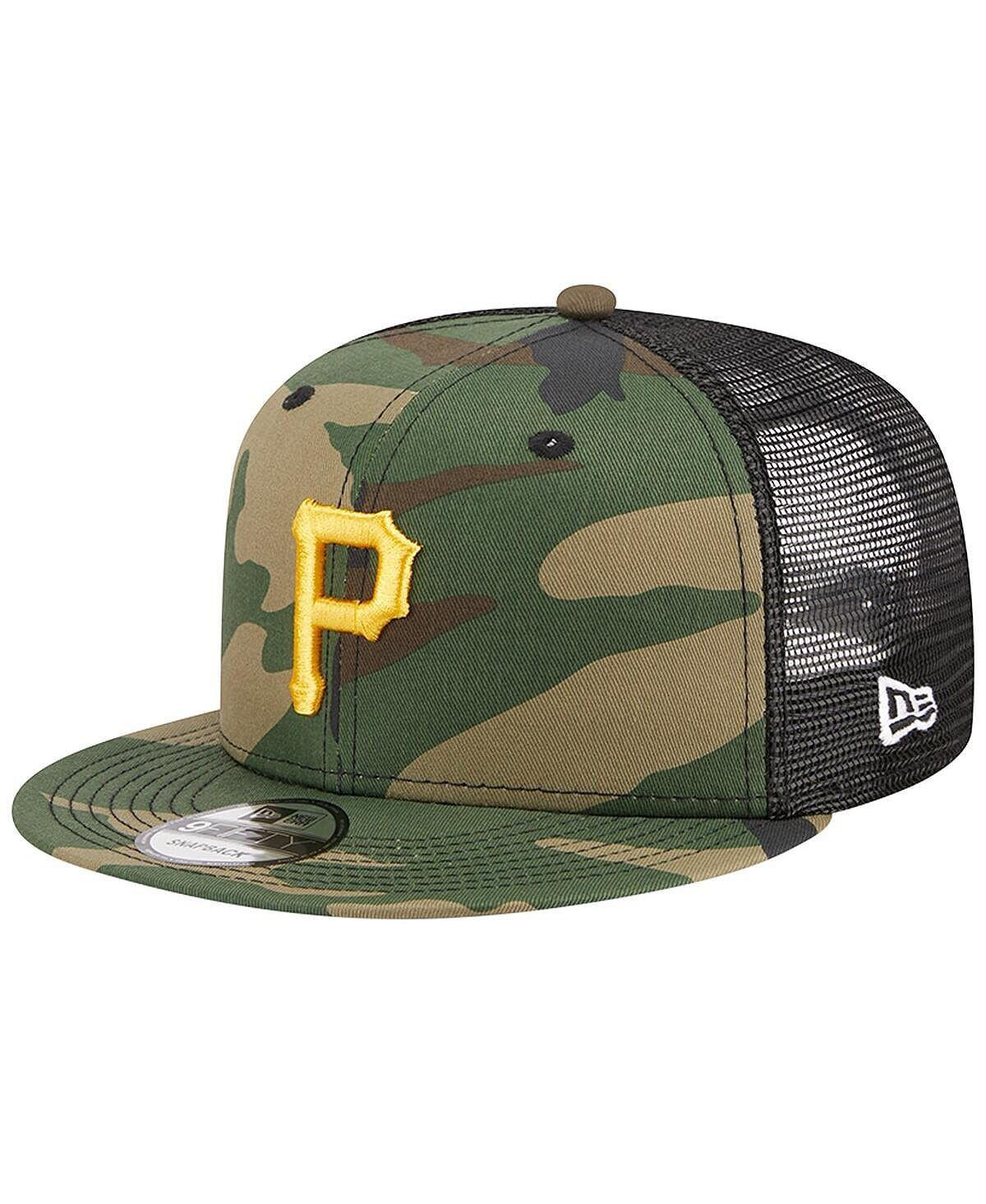 

Мужская камуфляжная кепка Snapback Pittsburgh Pirates Woodland Camo Trucker 9FIFTY New Era