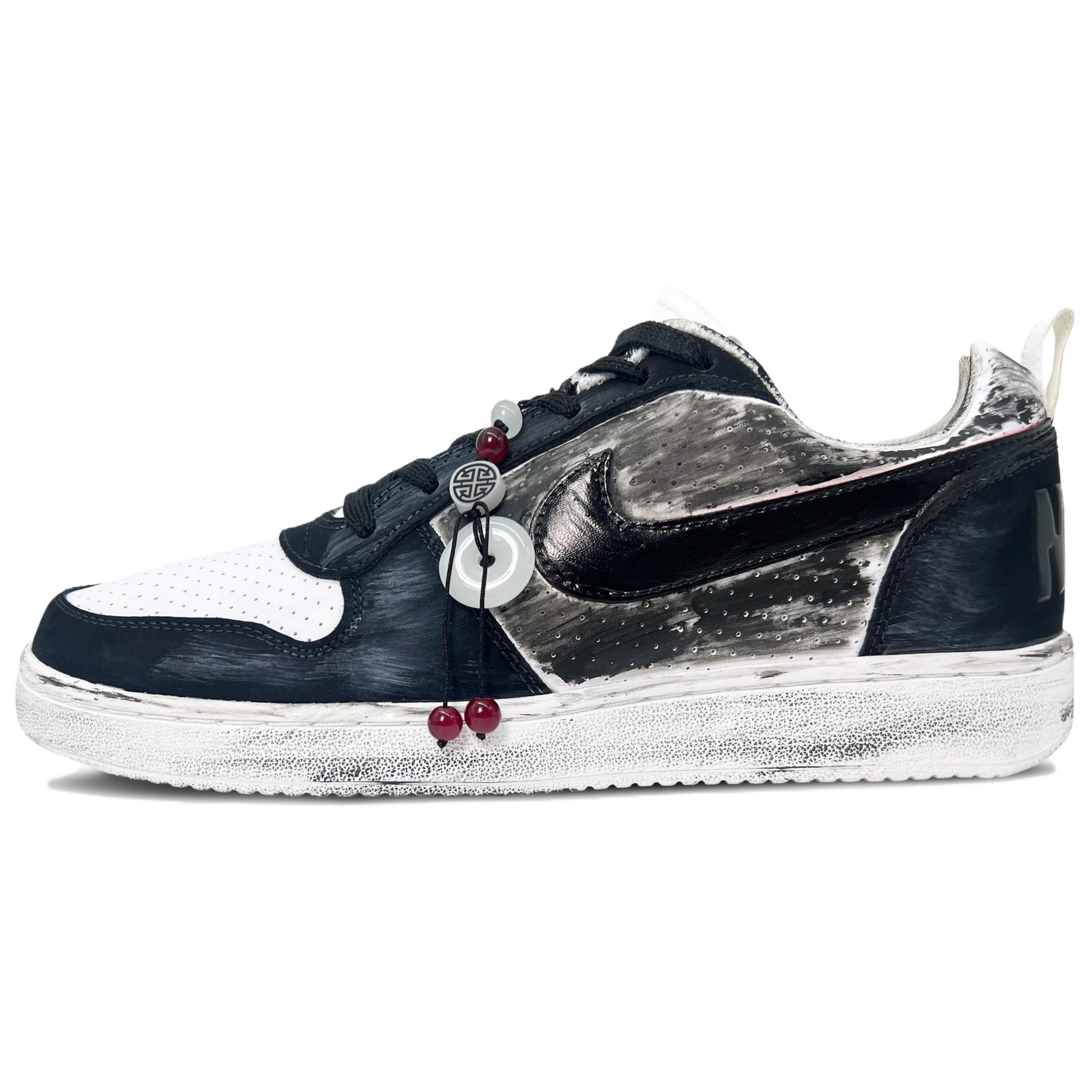 

Nike Кроссовки для скейтбординга Court Borough Destroyer Coverage Low Top мужские black