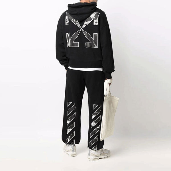 Брюки men's fw21 caravaggio painting bundle feet sports pants/trousers/joggers black Off-White, черный — фото 2