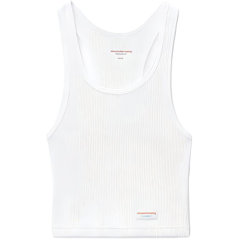 

Футболка-майка женская белая Alexander Wang