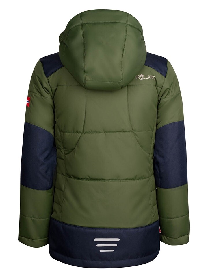 Зимняя куртка Trollkids Winterjacke Narvik, хаки — фото 2