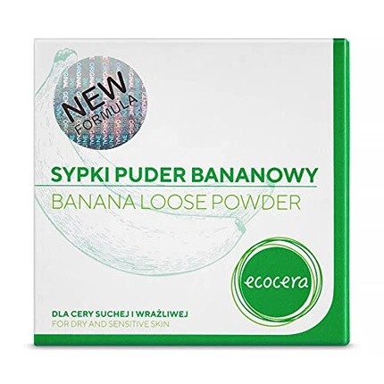 

Banana Loose Powder 8G – полупрозрачная пудра для лица для фиксации макияжа с сияющим финишем, Ecocera