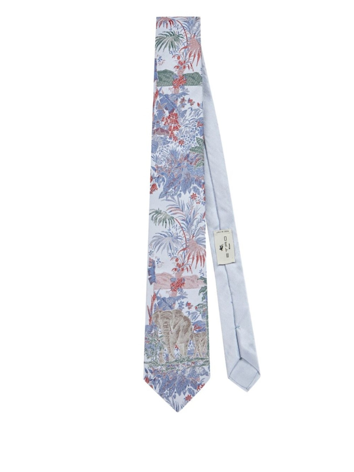 

ETRO жаккардовый галстук с узором, синий