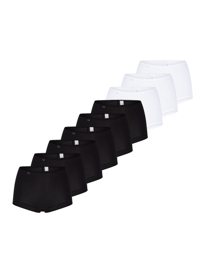 

Sloggi Трусы Maxi Slip 24/7 Cotton in Schwarz / weiß