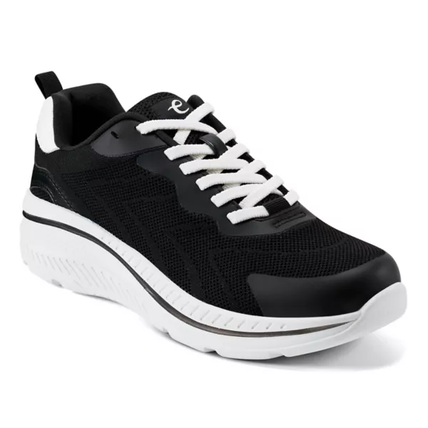Полли женские кроссовки на шнуровке Easy Spirit, цвет black white