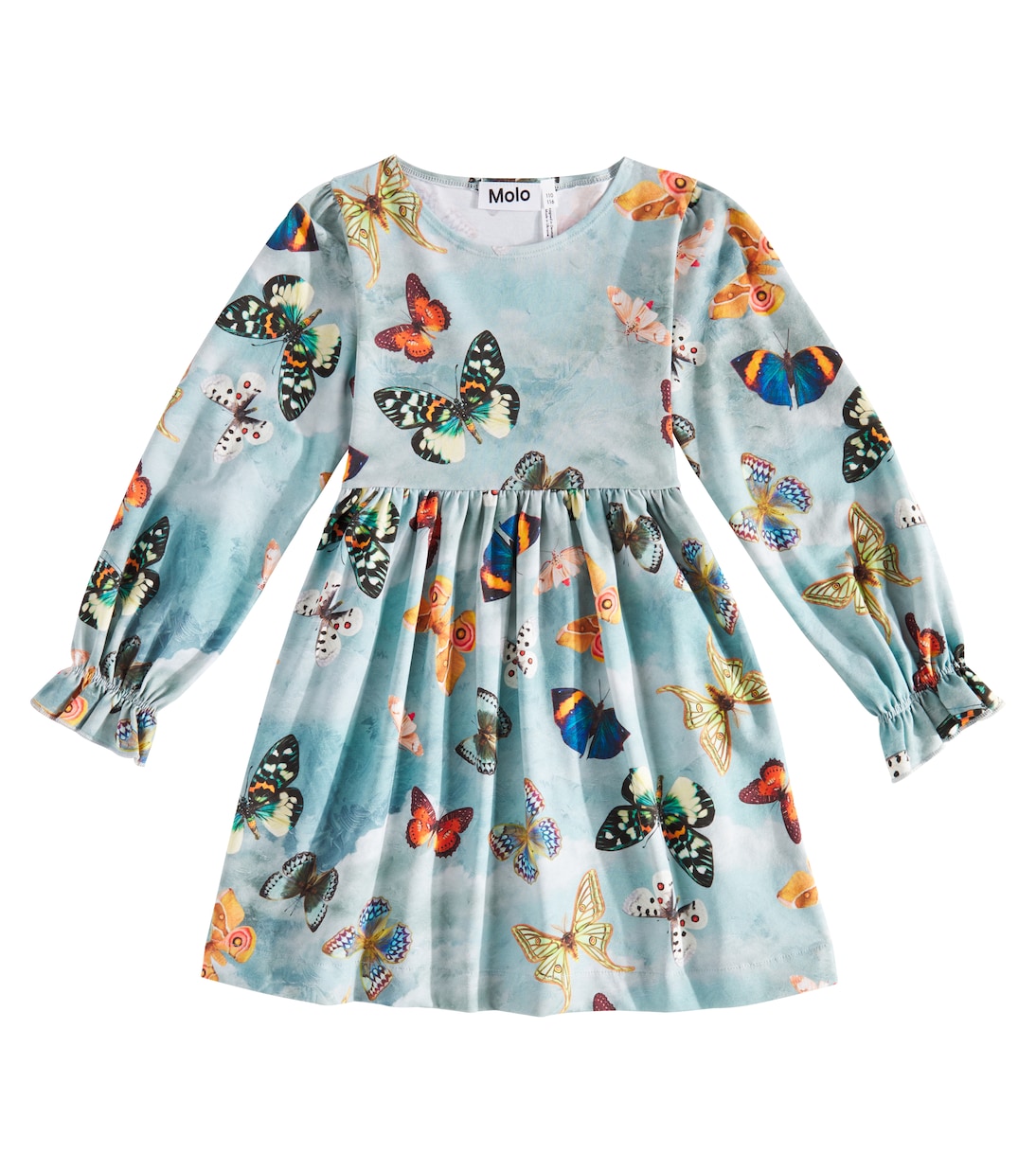 

Платье из хлопковой смеси с принтом Ками Molo, Les Papillons