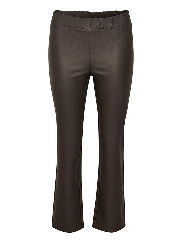 

Брюки Kaffe Kunstlederhose, антрацит