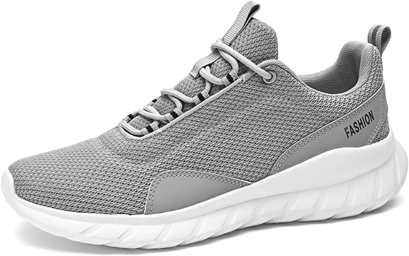 

Мужские легкие дышащие кроссовки на платформе с сеткой, шнуровкой, повседневные, мягкие, противоскользящие спортивные, классические для тренировок, ходьбы, бега и тенниса Jhfdioy, серый