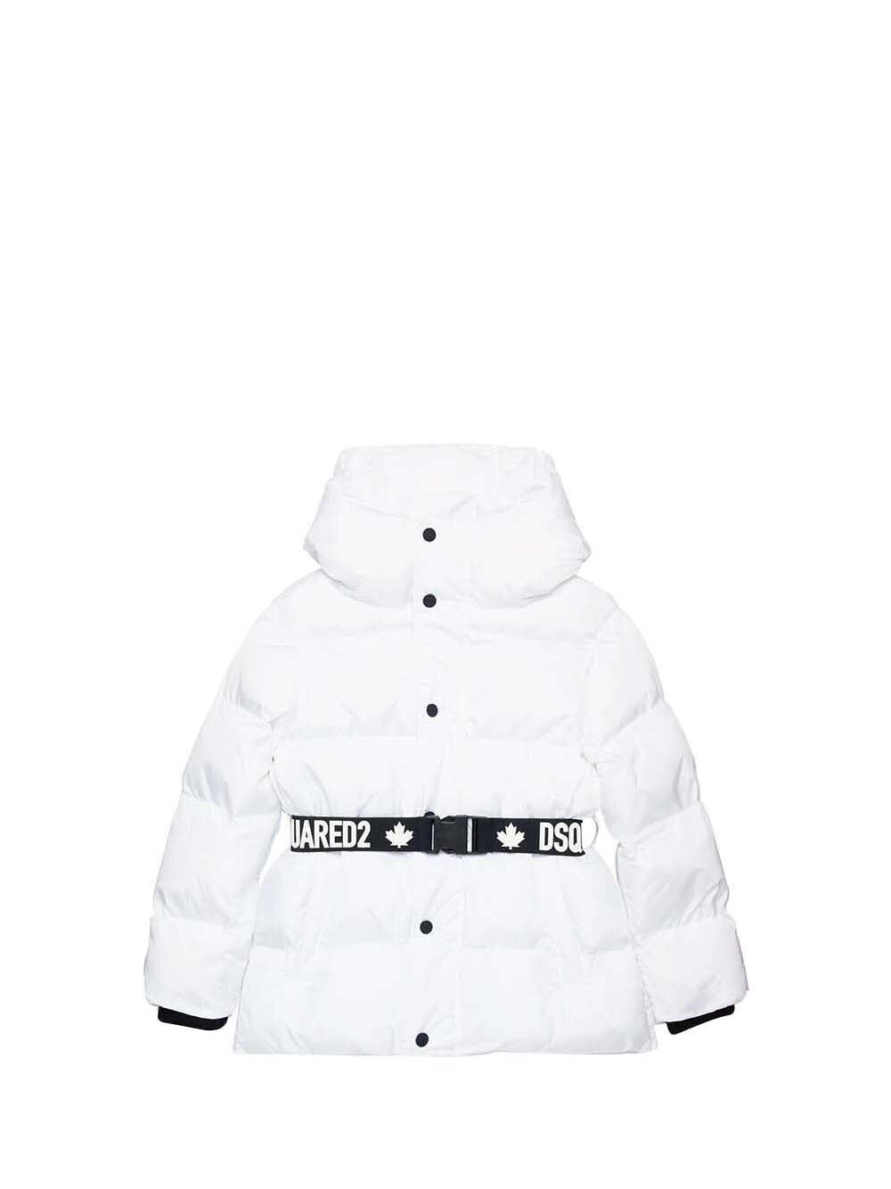 

Белая куртка для девочки Dsquared