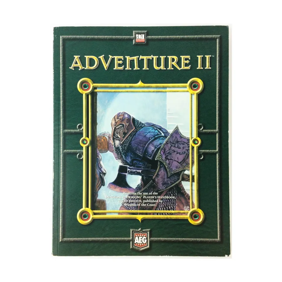 

Adventure II, d20 Sourcebooks (AEG), мягкая обложка