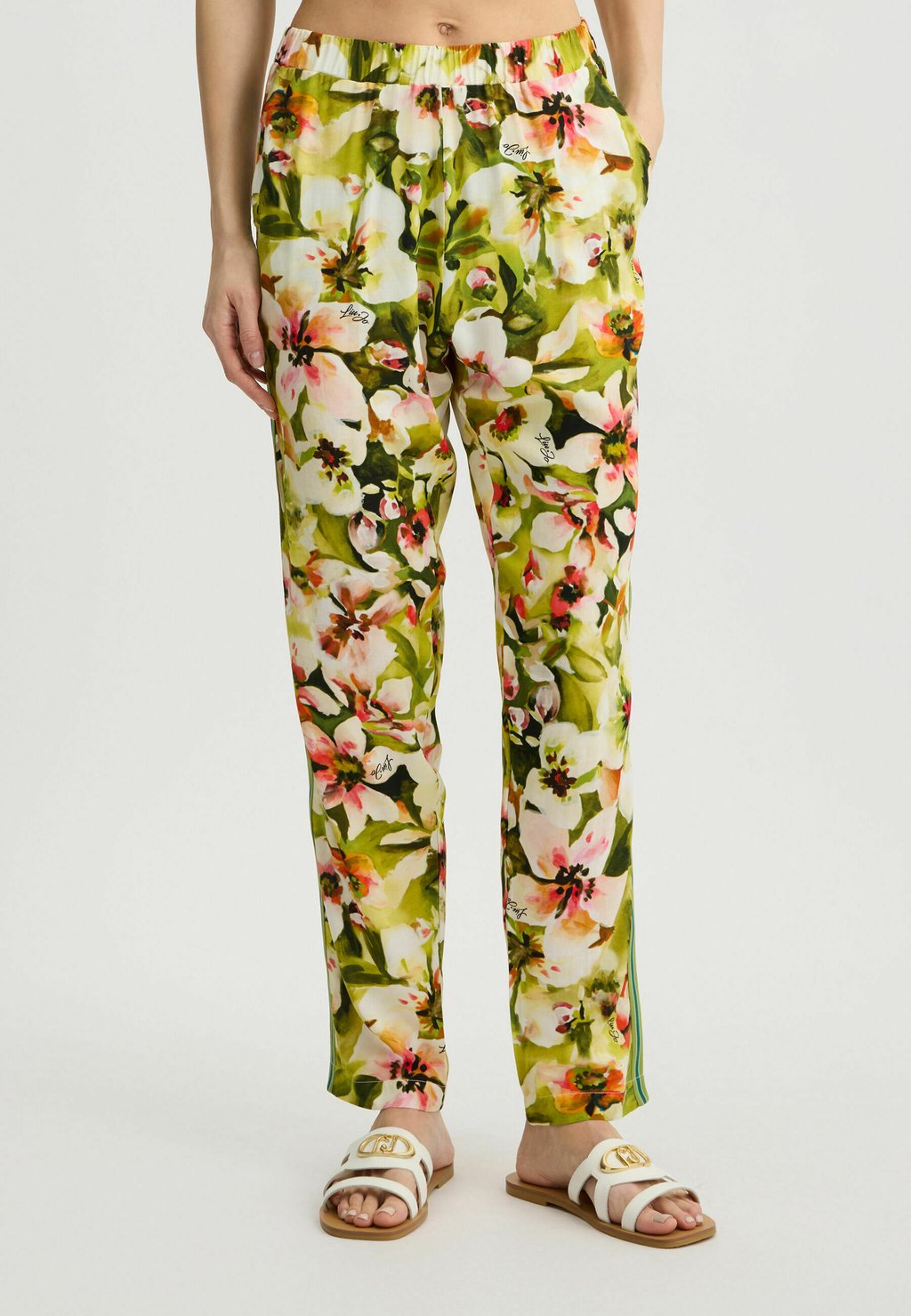 

Брюки CROPPED WITH PRINT LIU JO, мультиколор