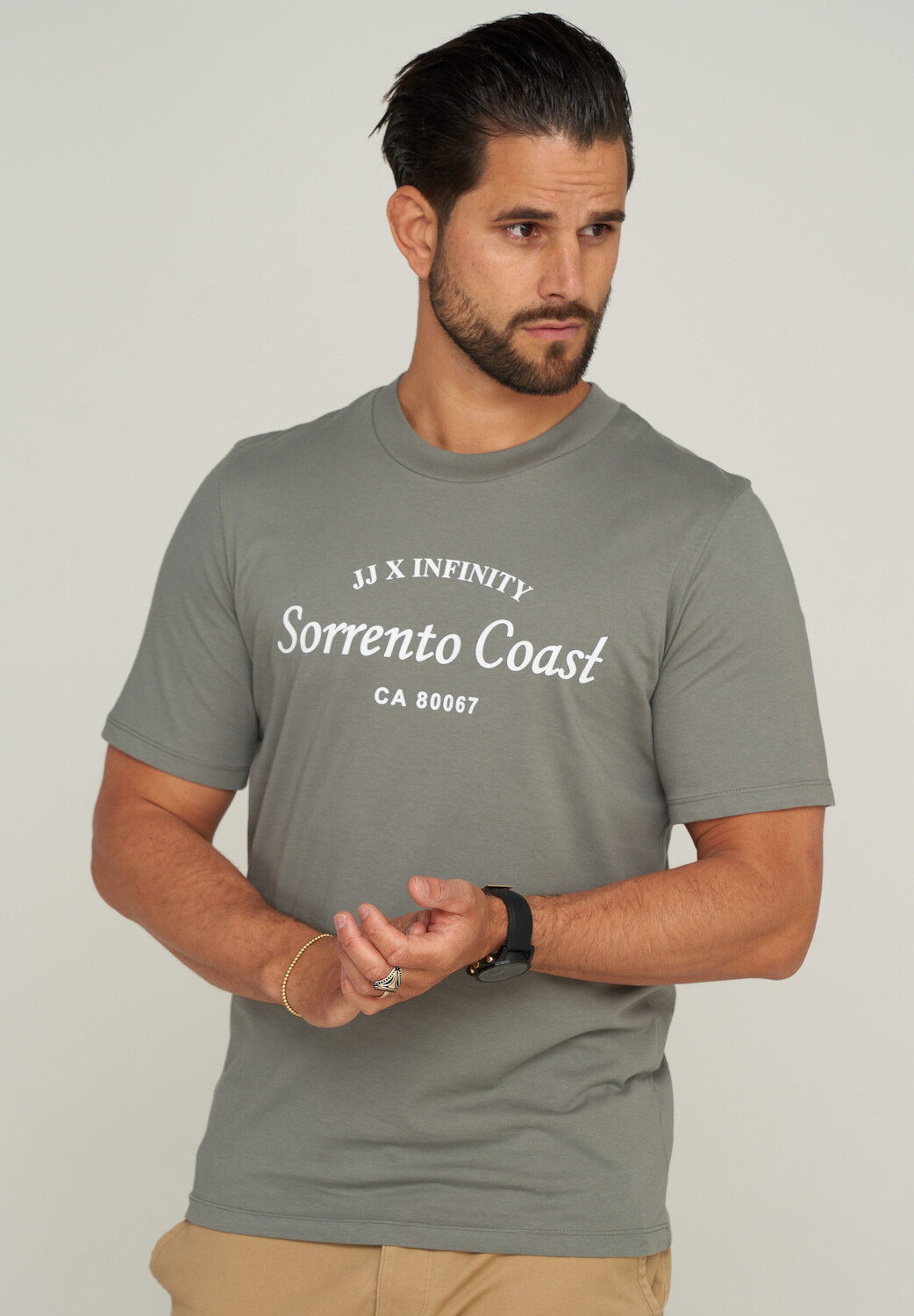 

Футболка Jack & Jones JJHILL TEE SS CREW NECK, цвет Sedona Sage