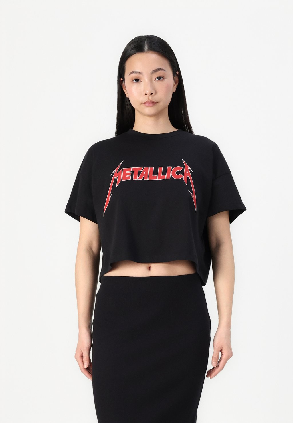 

Футболка с принтом NMALENA METALLICA Noisy May, черный
