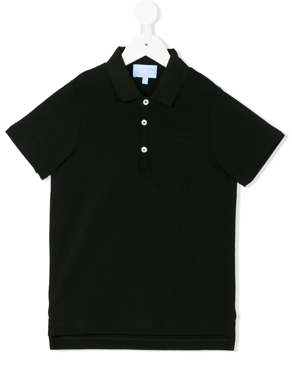 

Классическая рубашка-поло Lanvin Enfant, черный