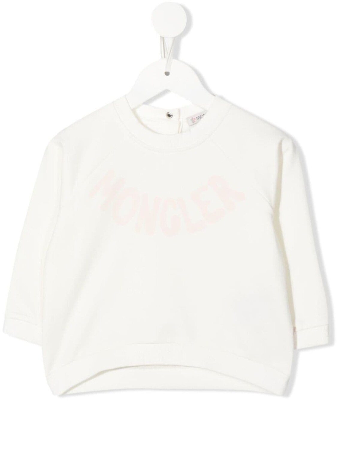 

Moncler Enfant толстовка с логотипом, белый
