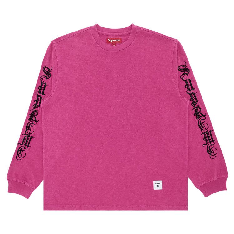 

Топ Supreme Old English Long-Sleeve Top, Magenta