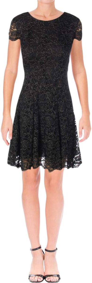 

Женское кружевное платье Tommy Hilfiger с папоротником, Black/Gold