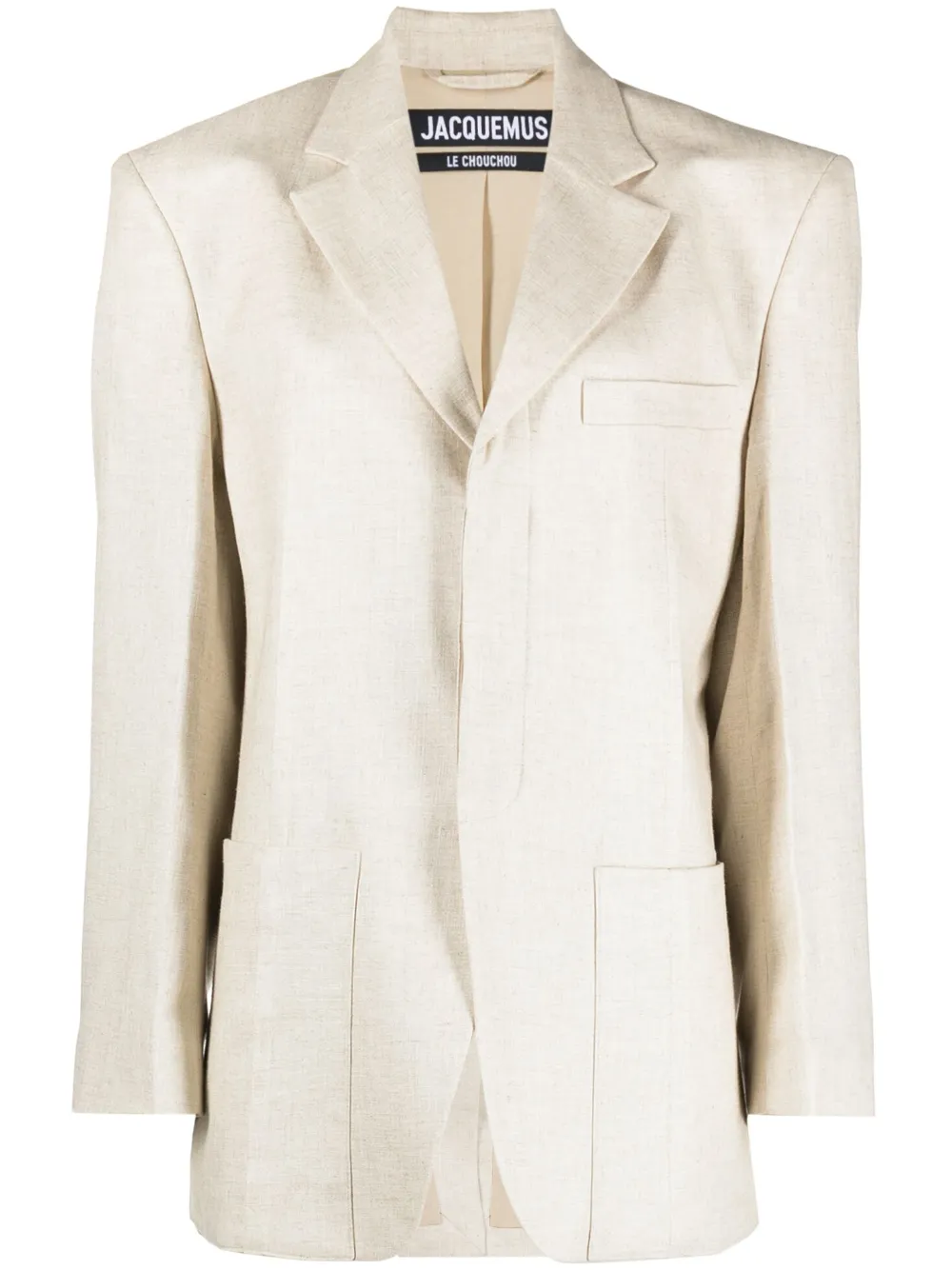 

Однобортный пиджак La Veste D'Homme JACQUEMUS, нейтральный