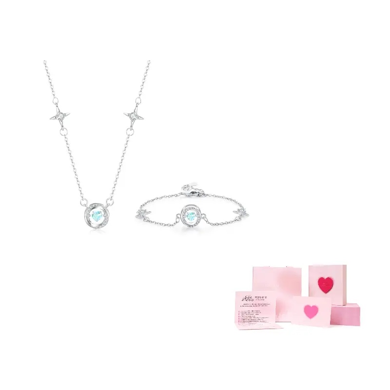 

Сверкающие колье со стразами, унисекс Teex, синий zirconium suit