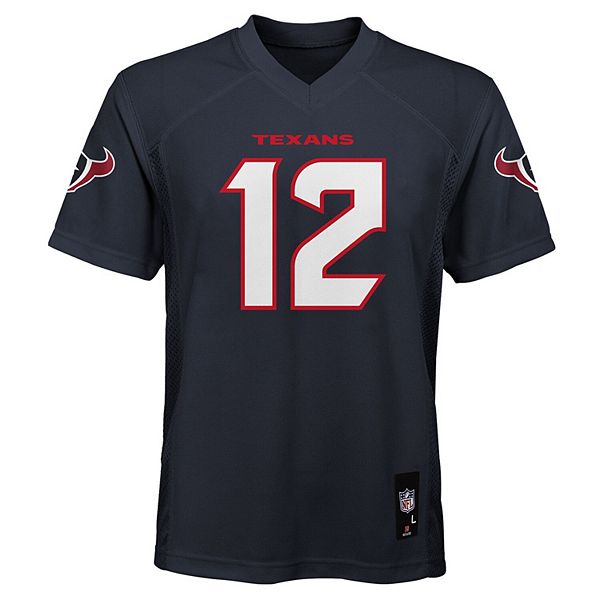 Молодежная реплика футболки игрока Nico Collins Houston Texans в цвете navy Outerstuff — фото 3