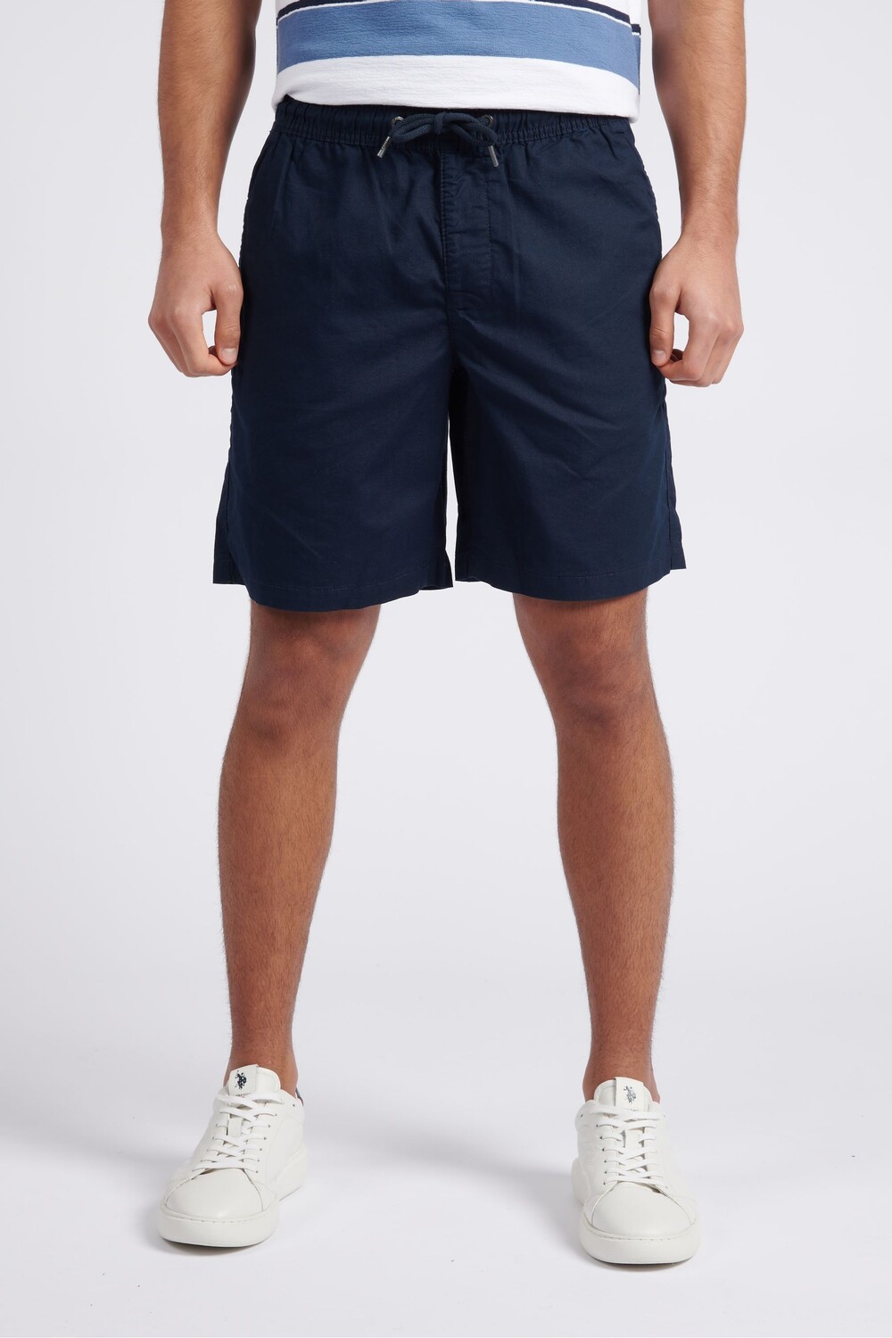 

Мужские парусные шорты из смесового льна U.S. Polo Assn, синий