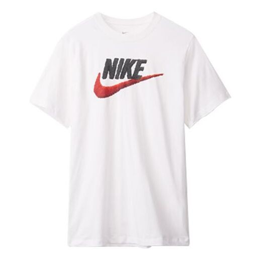 

Футболка men's swoosh logo pure cotton short sleeve white t-shirt Nike, белый