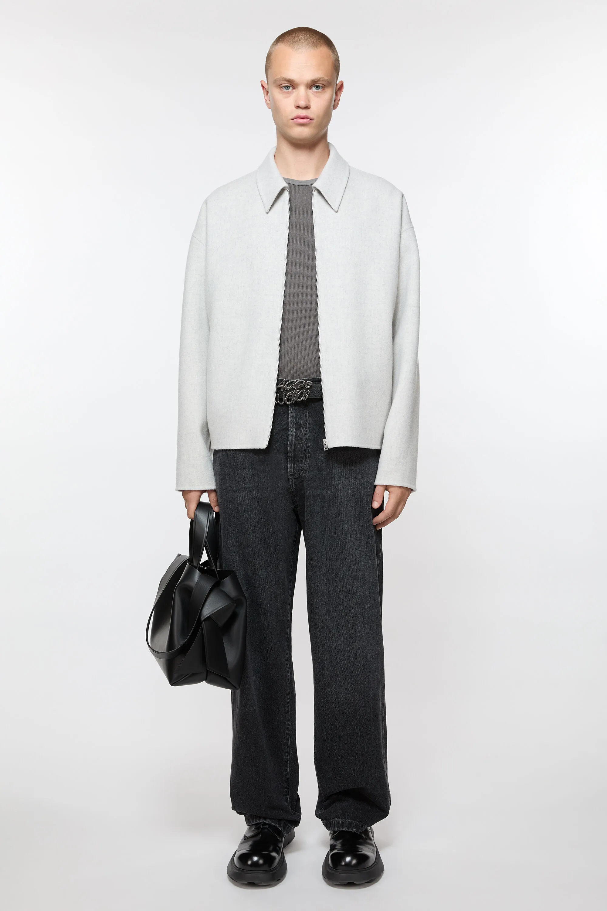 

Шерстяная куртка Acne Studios, Light Grey Melange