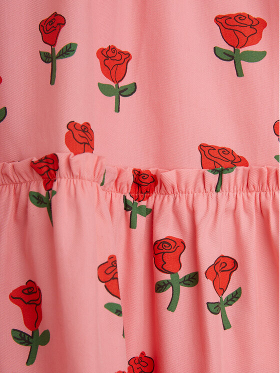Платье на каждый день стандартный крой Roses 2515010528 Mini Rodini, розовый — фото 4
