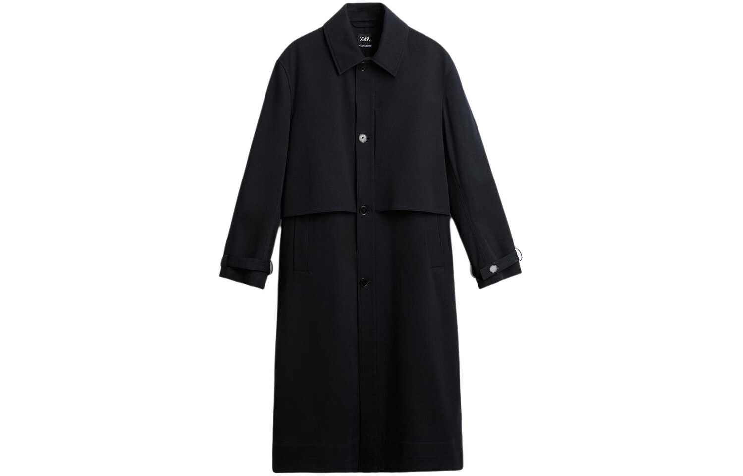 

Тренчкот мужской синий Zara, синий
