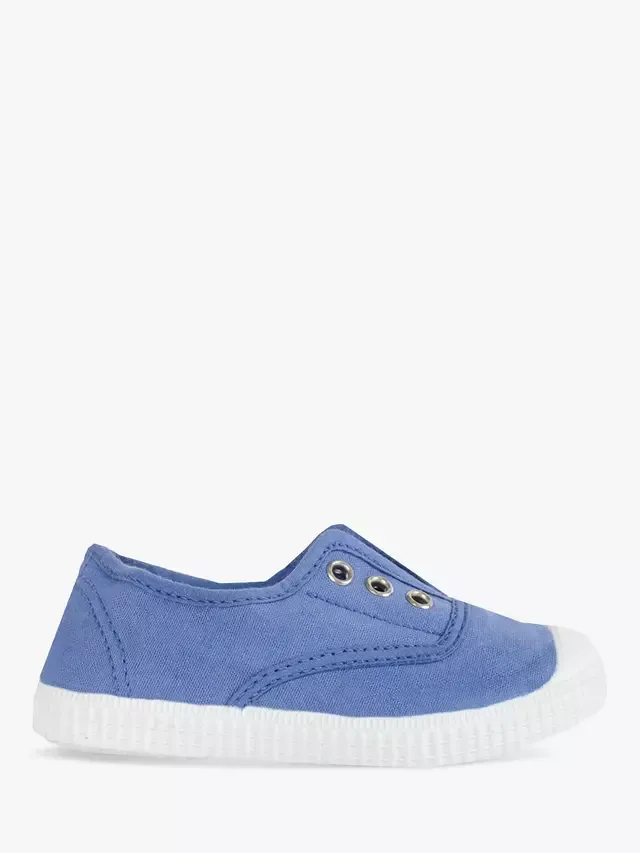Детские кеды Hampton Plum из парусины Trotters, Cornflower